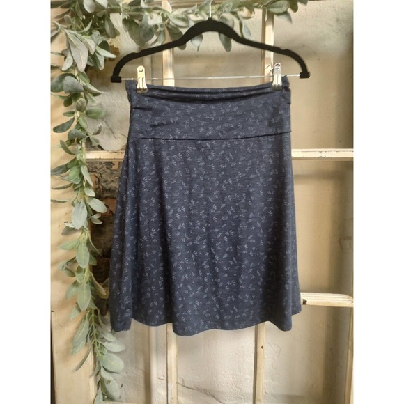 Toad&Co Dresses & Skirts - Toad & Co Women's Samba Skirt Navy Tile Print Size Medium